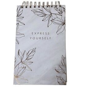 Sketchbook with Floral Cover
